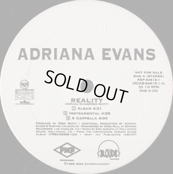 画像1: Adriana Evans - Reality 12"