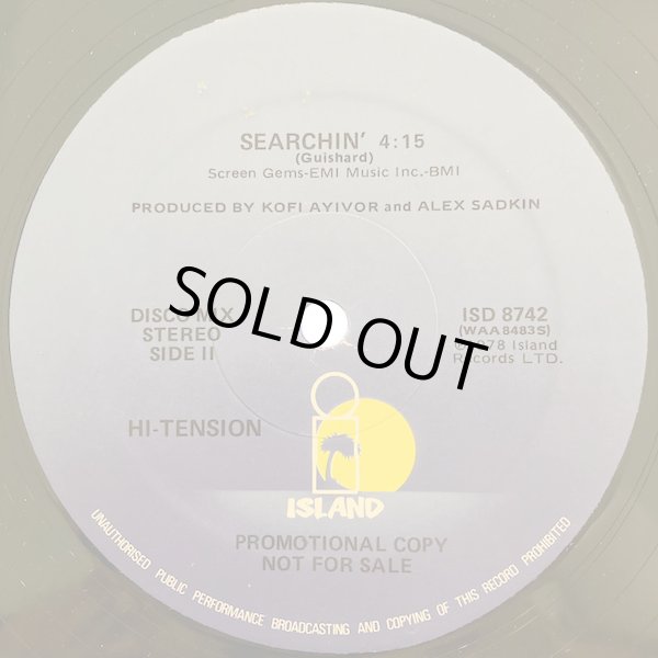 画像2: Hi-Tension - British Hustle/Searchin'  12"