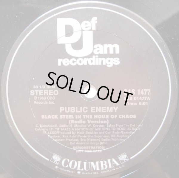 画像1: Public Enemy - Black Steel In The Hour Of Chaos  12"