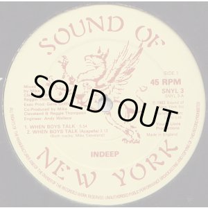 画像: Indeep - When Boys Talk  12" 