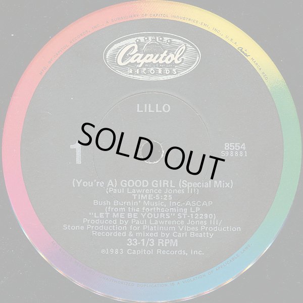 画像1: Lillo (Lillo Thomas) - (You're A) Good Girl  12"