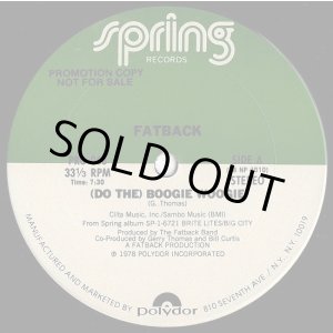 画像: Fatback - (Do The) Boogie Woogie  12"
