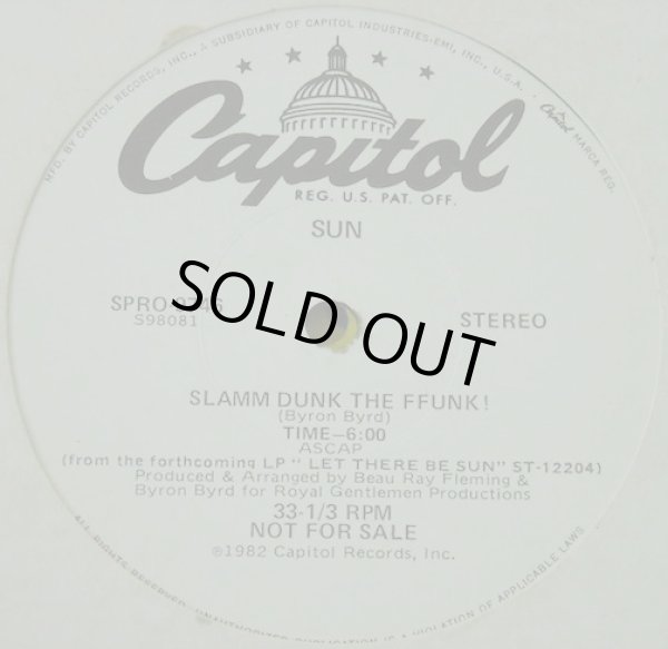 画像1: Sun - Slamm Dunk The Ffunk !   12" 