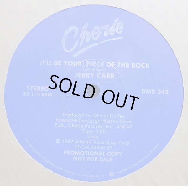 画像1: Jerry Carr - (I'll Be Your) Piece Of The Rock/Love Recession 12" 