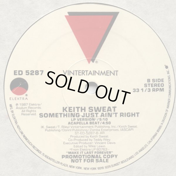 画像2: Keith Sweat - Something Just Ain't Right  12"