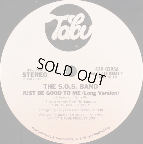 画像2: The S.O.S. Band - Just Be Good To Me （Vocal Remix/Instrumental Remix) 12"