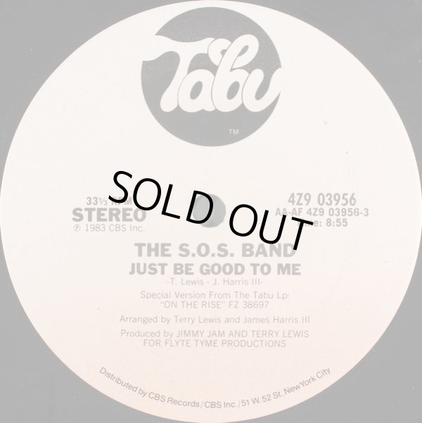 画像1: The S.O.S. Band - Just Be Good To Me （Vocal Remix/Instrumental Remix) 12"