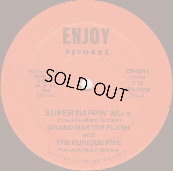 画像1: Grand Master Flash And The Furious Five - Super Rappin' No. 2  12"