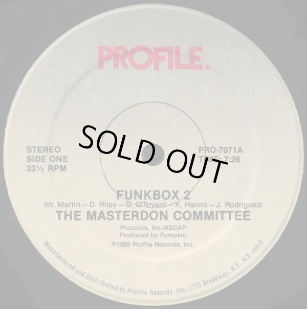 画像1: The Masterdon Committee - Funkbox 2 12"