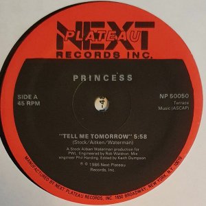 画像: Princess - Tell Me Tomorrow  12"
