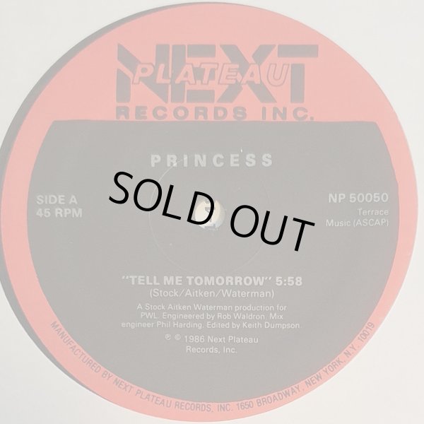 画像1: Princess - Tell Me Tomorrow  12"