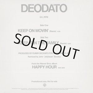 画像: Deodato - Keep On Movin' (Remix)/Keep It In The Family (Remix)  12"