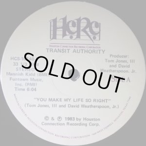 画像: Transit Authority - You Make My Life So Right  12" 