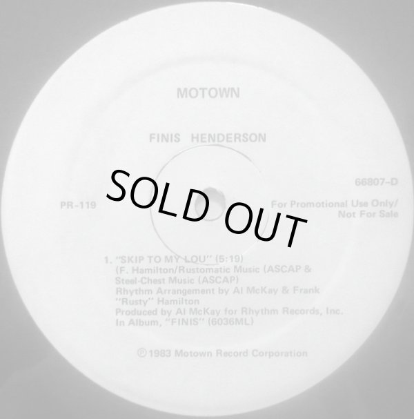 画像1: The Temptations/Finis Henderson - Surface Thrills/Skip To My Lou  12"