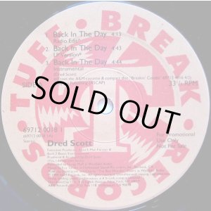 画像: Dred Scott - Back In The Day/Can't Hold It Back  12"