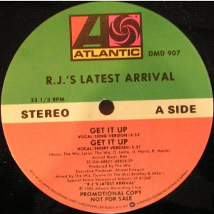 画像: R.J.'s Latest Arrival - Get It Up/Love Is A Rhythm   12"