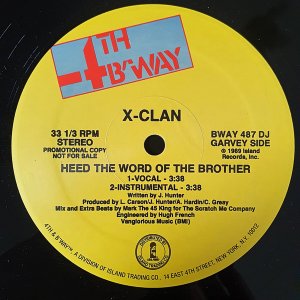 画像: X-Clan - Heed The Word Of The Brother/Raise The Flag 12"