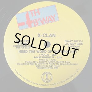 画像: X-Clan - Heed The Word Of The Brother/Raise The Flag 12"
