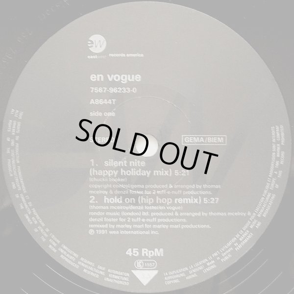 画像2: En Vogue - Silent Nite (Happy Holiday Mix)/Hold On (Hip Hop Mix)/Lies (New Jack Remix)/Time Goes On (Dance Remix)  EP