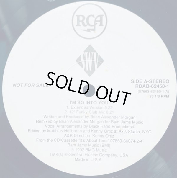 画像2: SWV - I'm So Into You  12"