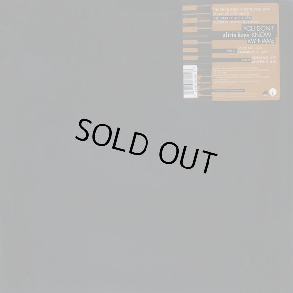 画像1: Alicia Keys‎ - You Don't Know My Name  12"