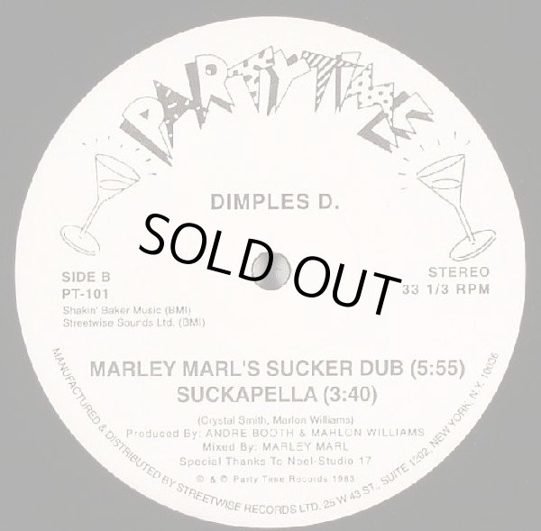 画像2: Dimples D - Sucker D.J's/Marley Larl's Sucker Dub/Suckapella  12"