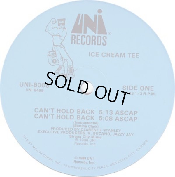 画像1: Ice Cream Tee - Can't Hold Back/Ice Cream Tee Thing  12"