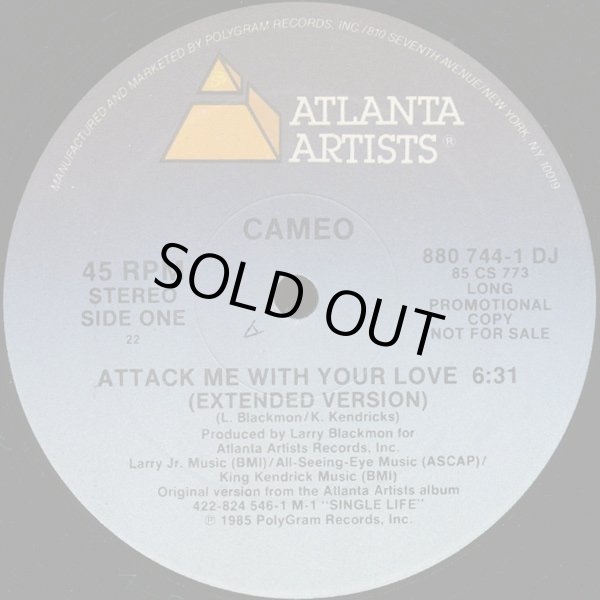 画像1: Cameo - Attack Me With Your Love  12"