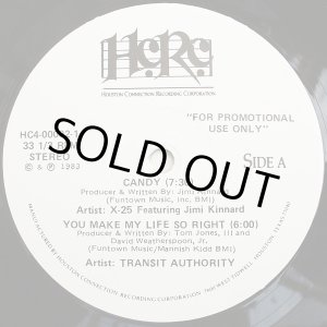 画像: X-25 Featuring Jimi Kinnard/Transit Authority - Candy/You Make My Life So Right   12" 