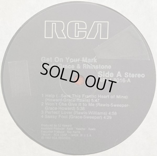 画像2: Fredi Grace And Rhinstone - Get On Your Mark  LP