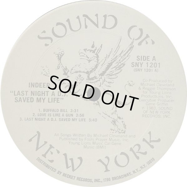 画像2: Indeep - Last Night A D.J. Saved My Life  LP