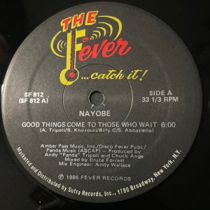 画像: Nayobe - Good Things Come To Those Who Wait  12"