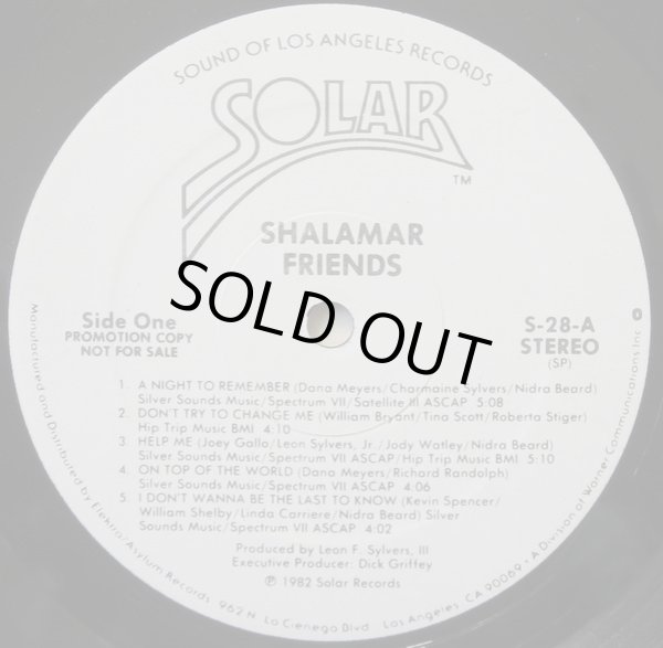 画像2: Shalamar - Friends  LP