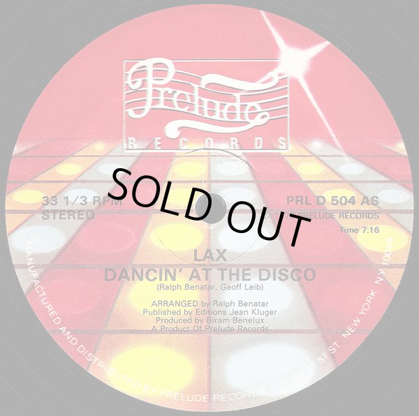 画像1: L.A.X - Dancin' At The Disco  12"