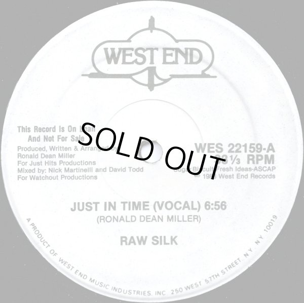 画像1: Raw Silk - Just In Time  12"