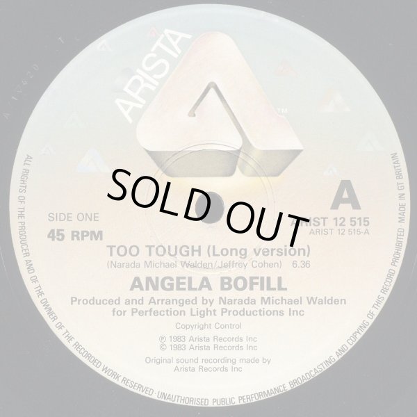 画像1: Angela Bofill - Too Tough  12"