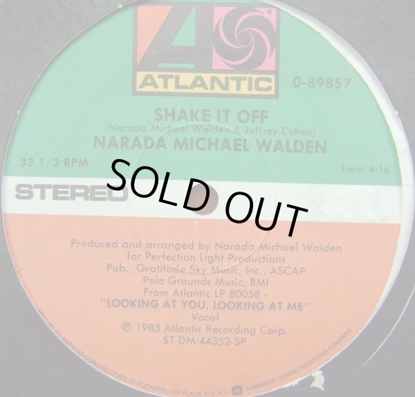 画像2: Narada Michael Walden - Reach Out (6:21 Vers) /Shake It Off  12" 