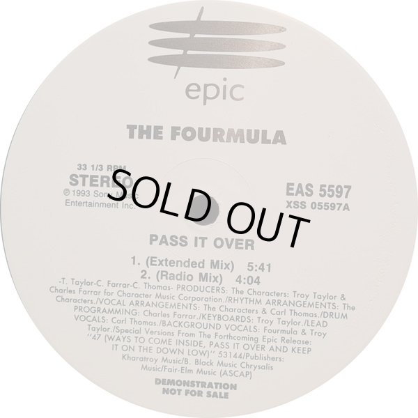 画像1: The Fourmula - Pass It Over  12"
