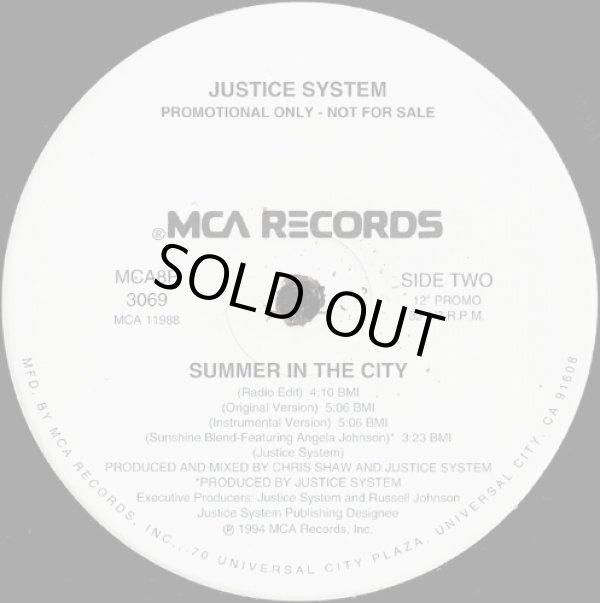 画像2: Justice System - Summer In The City  12"