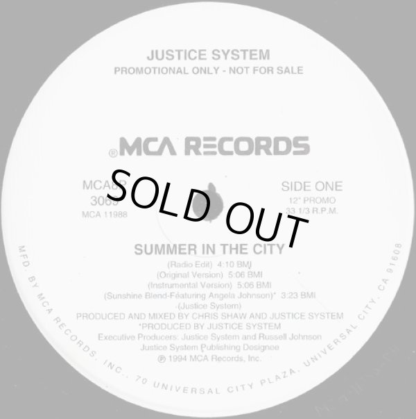 画像1: Justice System - Summer In The City  12"