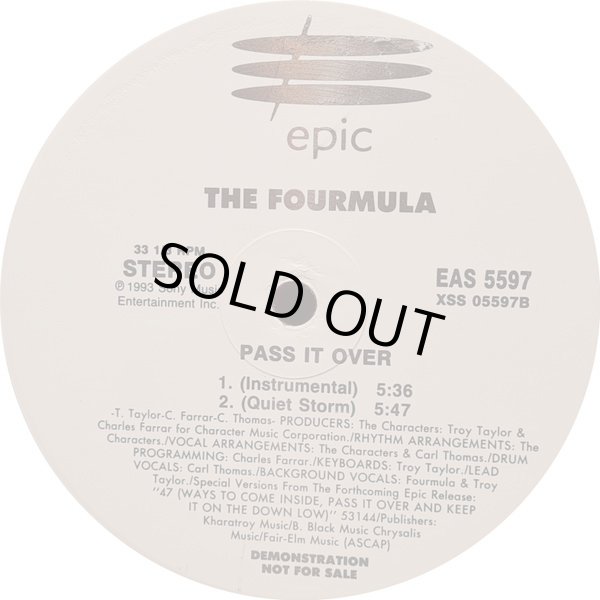画像2: The Fourmula - Pass It Over  12"