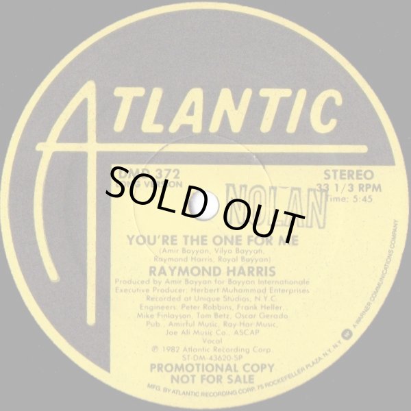 画像1: Raymond Harris - You're The One For Me  12" 