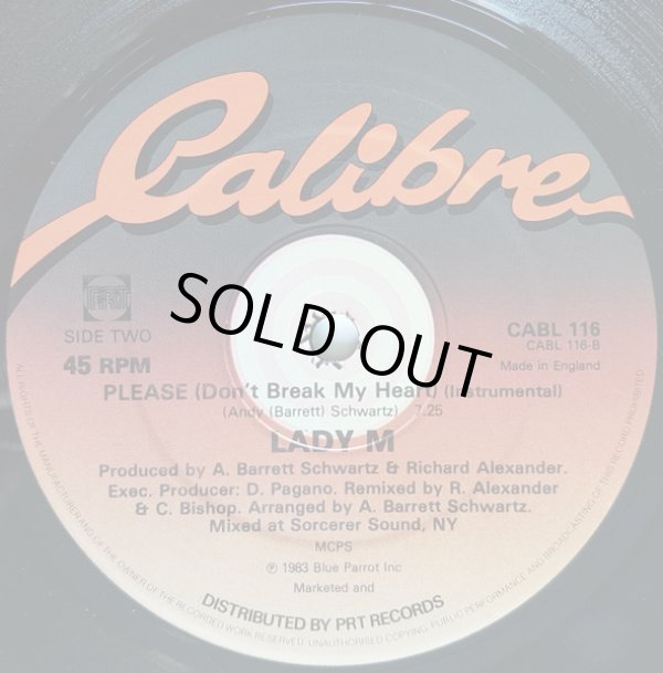 画像2: Lady M - Please (Don't Break My Heart)  12"