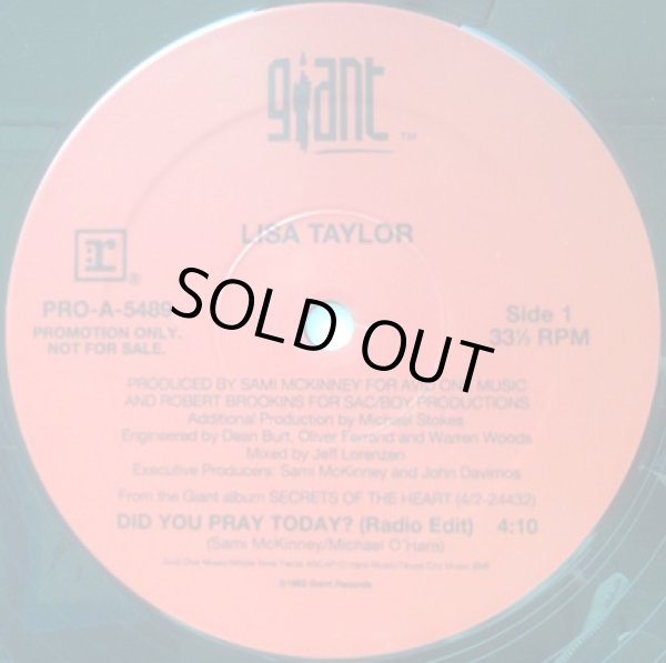 画像3: Lisa Taylor - Did You Pray Today ?  (Doubled！)  12"X2 