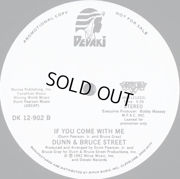 画像2: Dunn & Bruce Street - Shout For Joy/If You Come With Me   12"