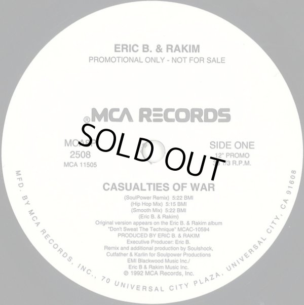 画像1: Eric B. & Rakim - Casualties Of War  12" 
