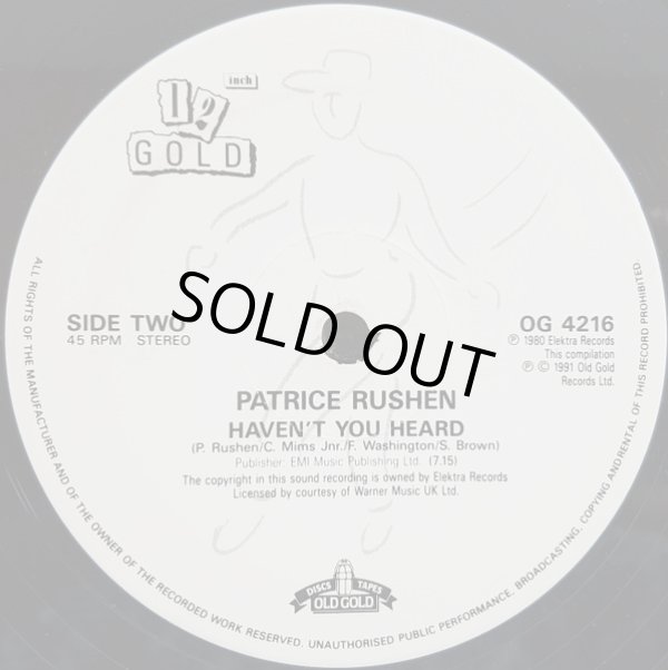 画像2: Patrice Rushen - Forget Me Nots/Haven't You Heard  12"  