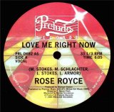 画像: Rose Royce - Love Me Right Now  12"