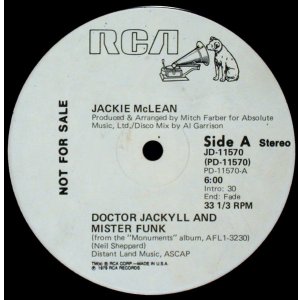 画像: Jackie McLean - Doctor Jackyll And Mister Funk/On The Slick Side  12"