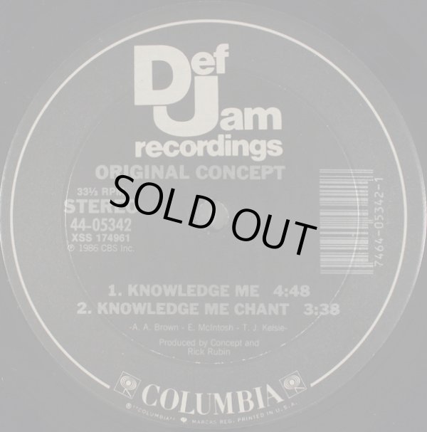 画像2: Original Concept - Can You Feel It ?/Knowledge Me  12"